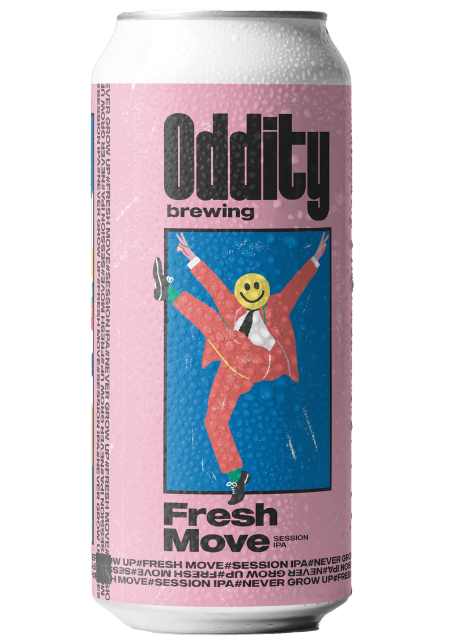 Oddity - Fresh Move Session IPA 5.0% ABV 440ml Can