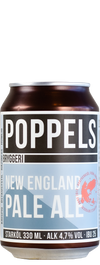 Poppels - Bryggeri New England Pale Ale 4.7% ABV 330ml Can