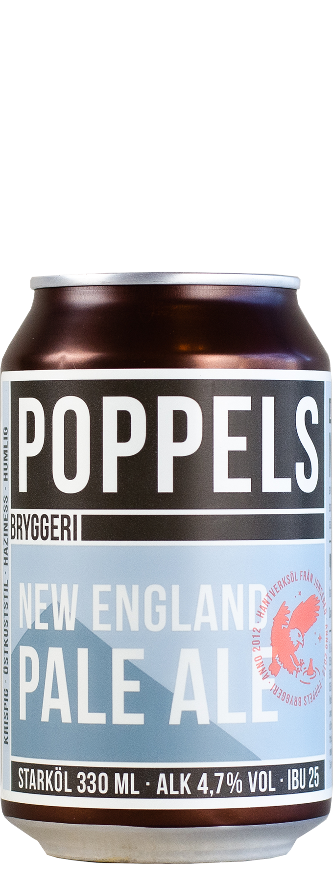 Poppels - Bryggeri New England Pale Ale 4.7% ABV 330ml Can