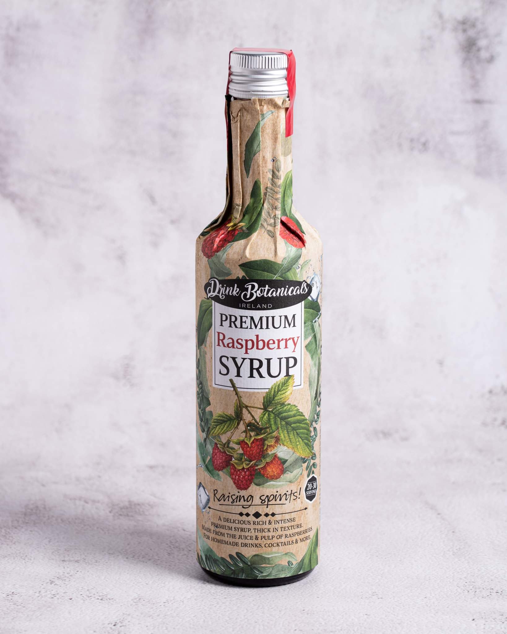 Martins Off Licence Drink Botanicals - Premium Raspberry Syrup