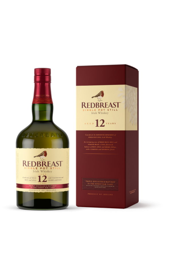 Redbreast 12 Year Old Single Pot Still Irish Whiskey 700 ml, 40