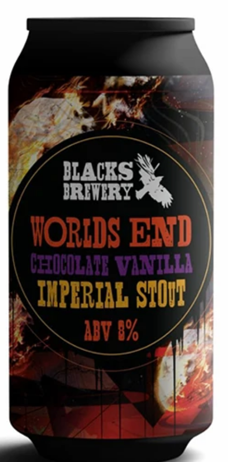 Blacks - World's End Chocolate Vanilla Imperial Stout 8.0% ABV 440ml Can