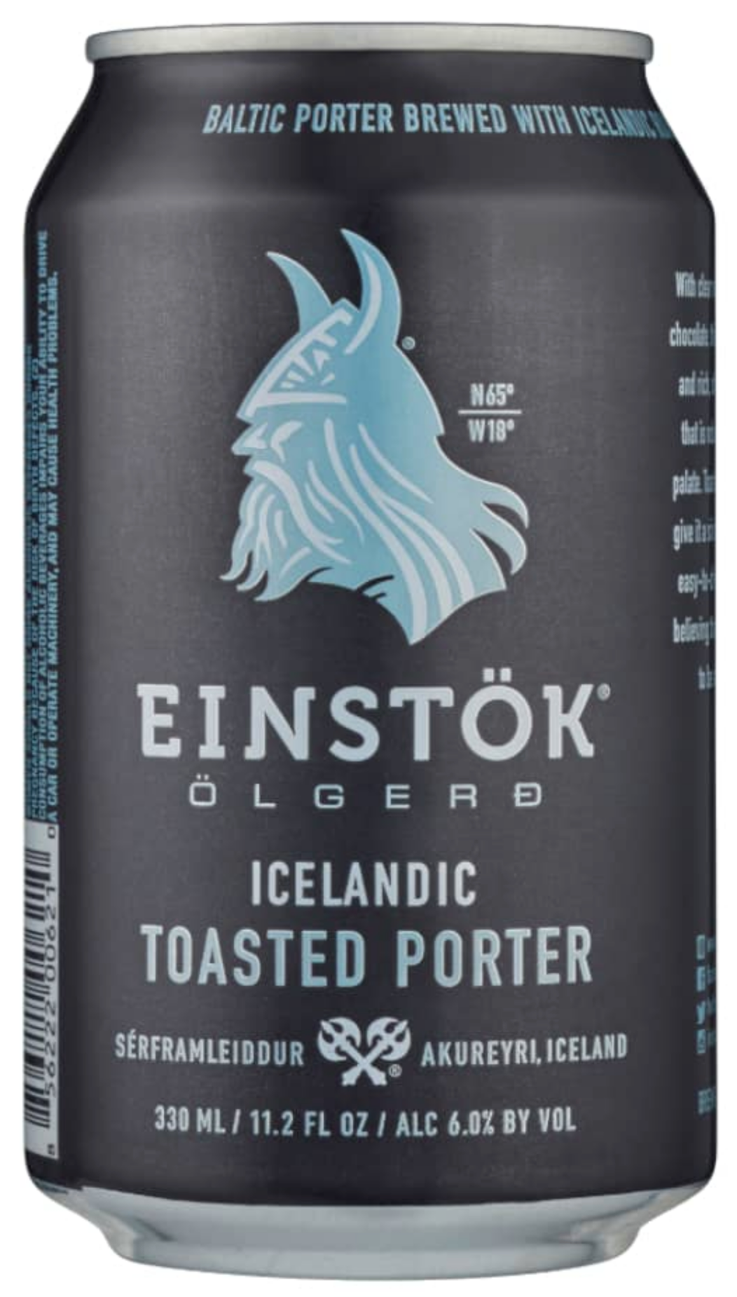 Einstok - Icelandic Toasted Porter 6.0% ABV 330ml Can