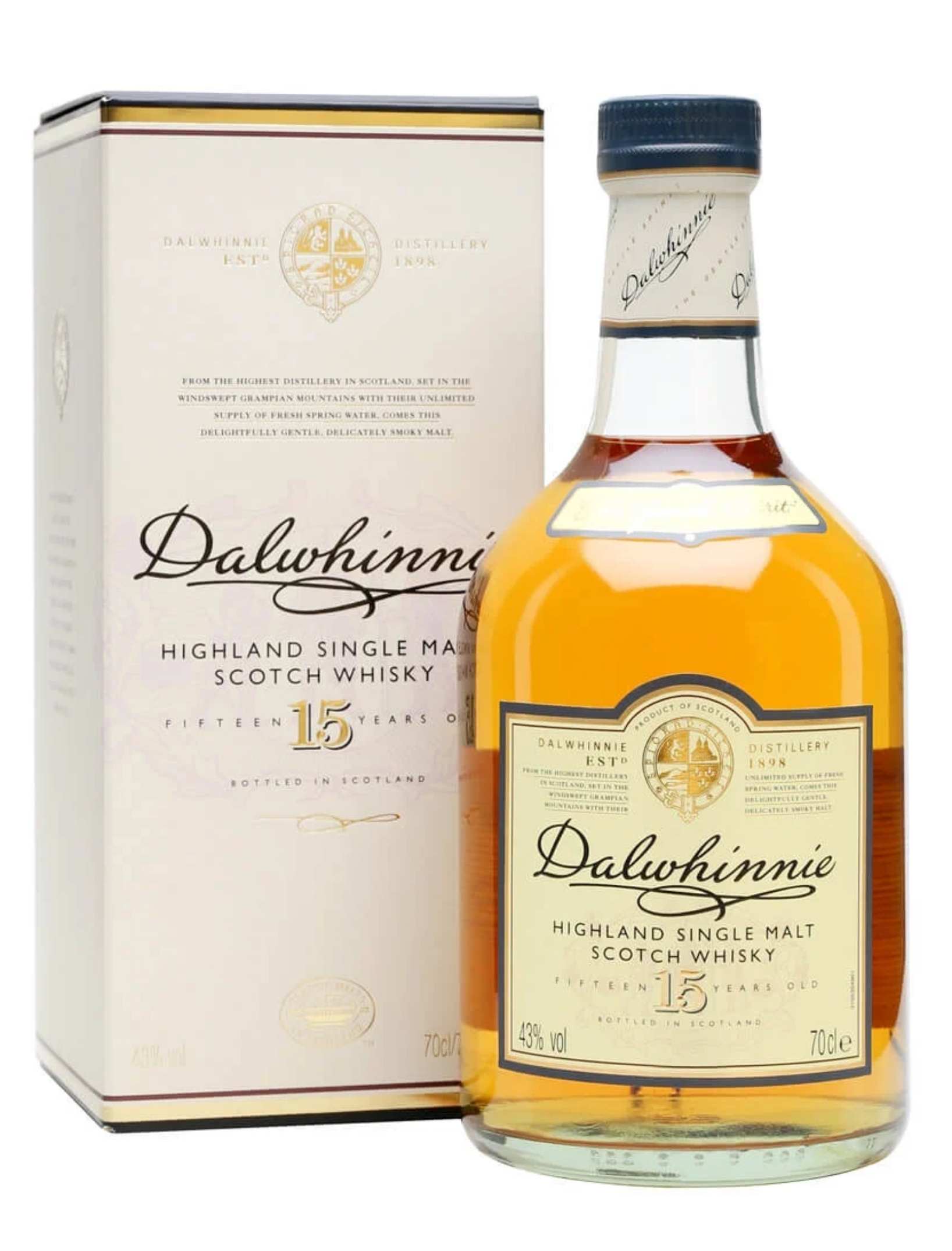 Dalwhinne Single Malt Scotch Whiskey 15 Year Old