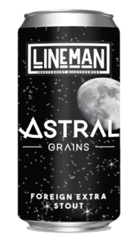 Lineman - Astral Grains Foreign Extra Stout 7.7% ABV 440ml Can