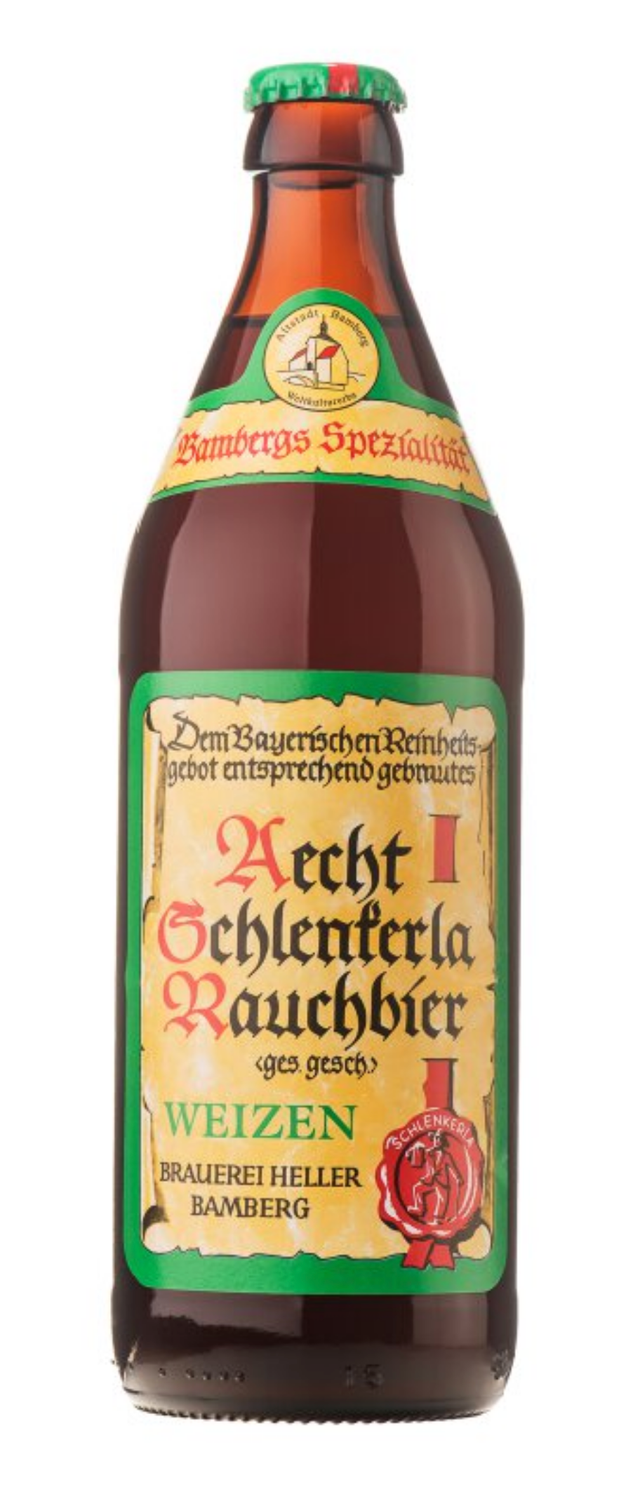 Schlenkerla Smoked Wheat Beer 5.2% ABV 568ml Bottle