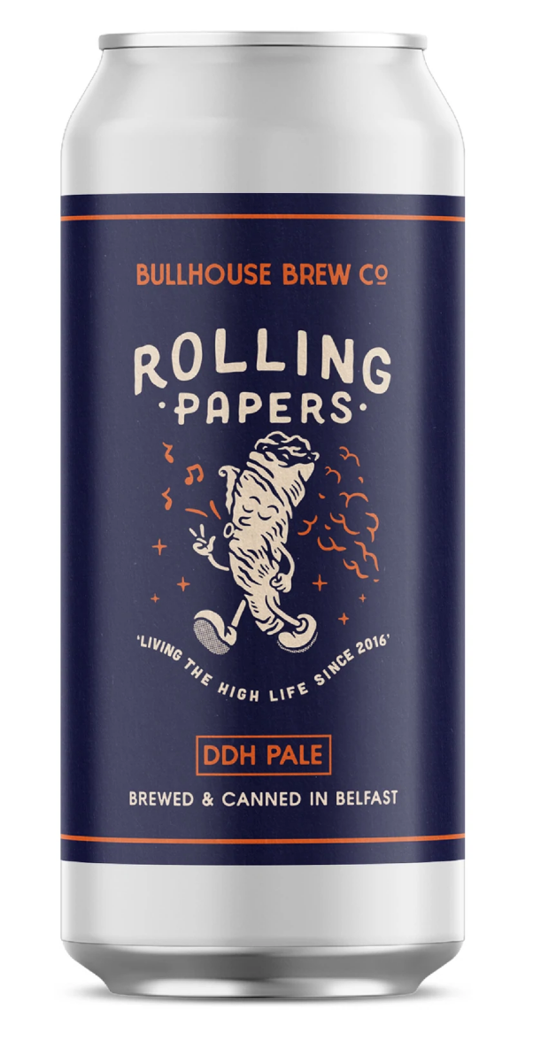 Bullhouse - Rolling Papers DDH Pale Ale 5.5% ABV 440ml Can
