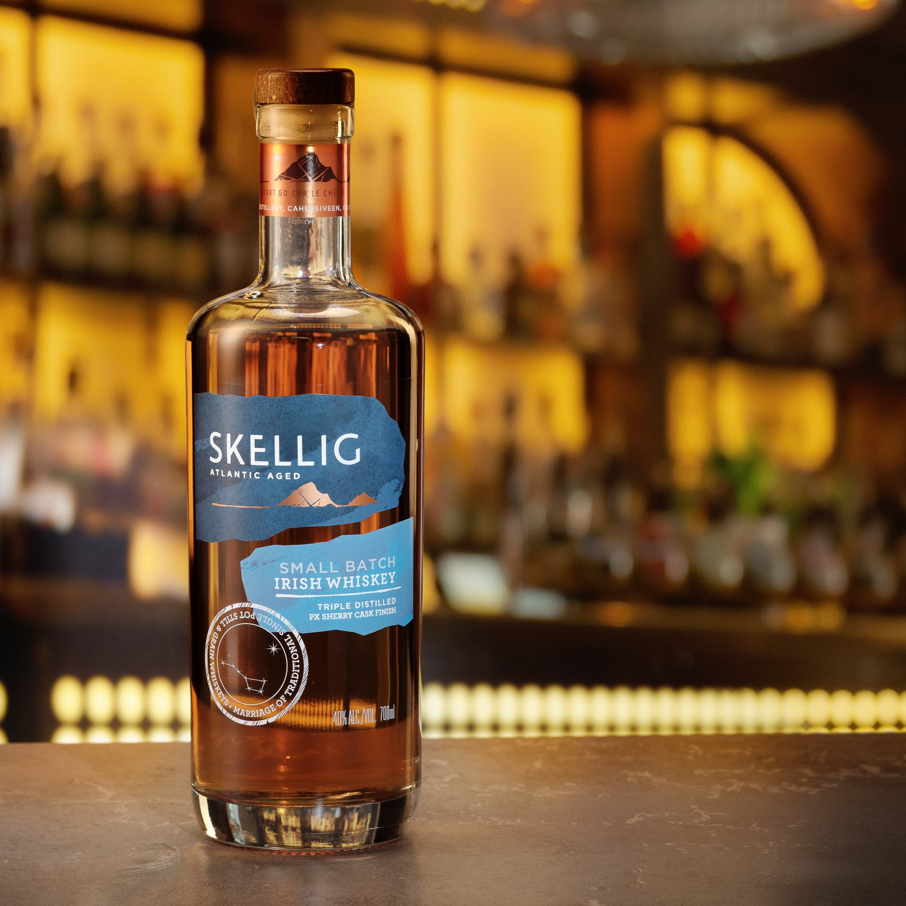 Skellig Atlantic Aged- Small Batch Irish Whiskey 700ml, 40% ABV
