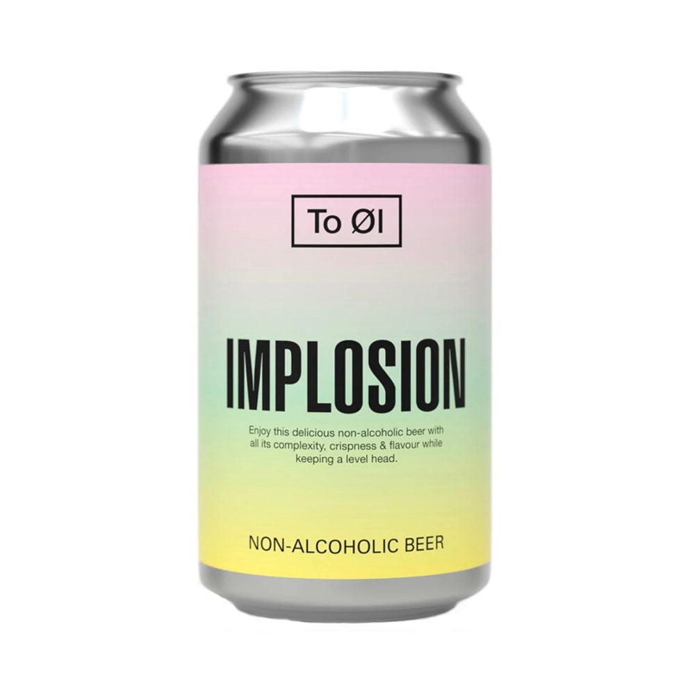 To Øl - Implosion Non-Alcoholic Beer 0.3% ABV 330ml Can