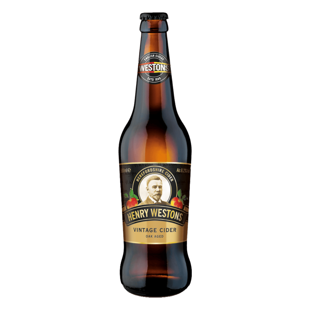 Henry Westons- Vintage Cider 8.2% ABV 500ml Bottle