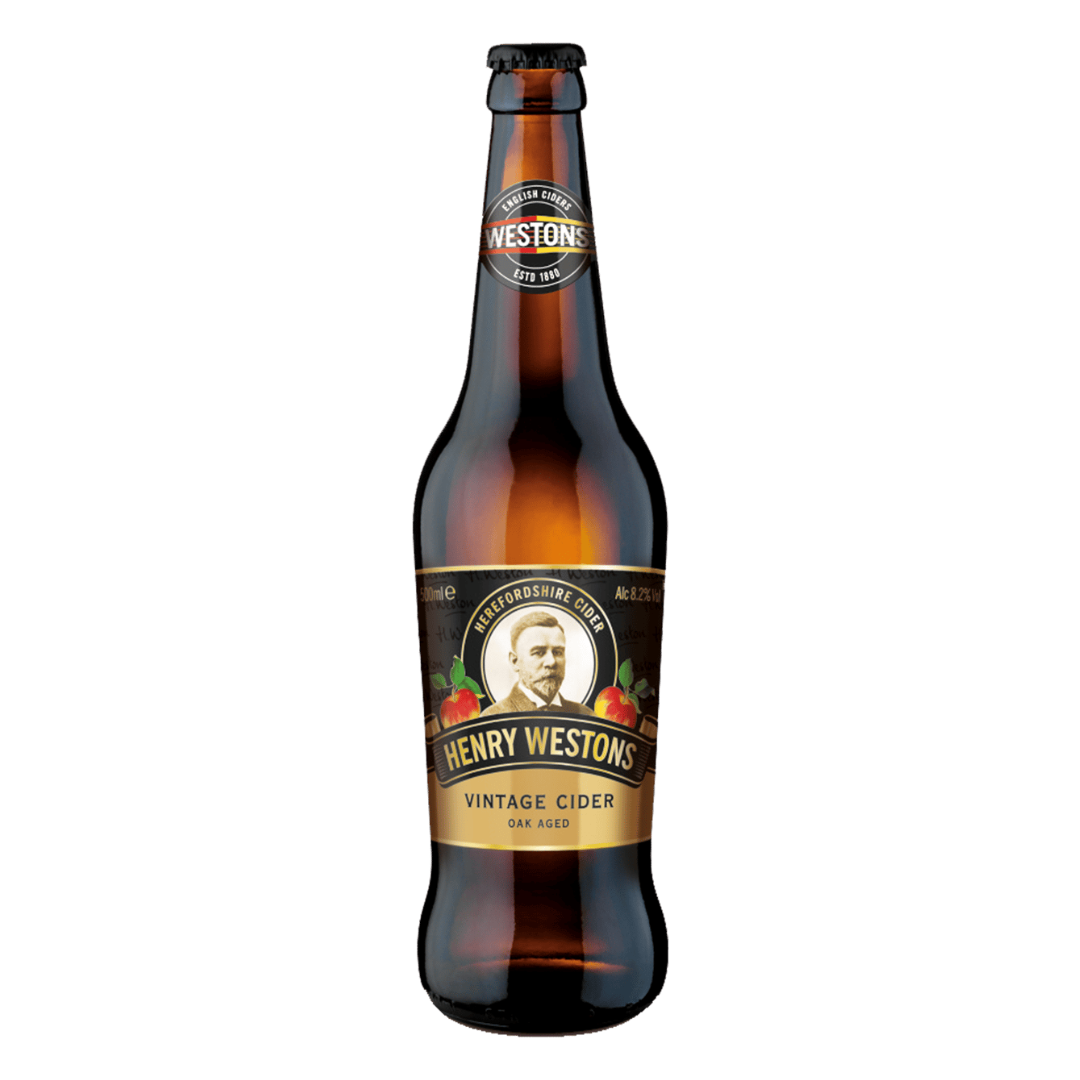 Henry Westons- Vintage Cider 8.2% ABV 500ml Bottle - Martins Off Licence