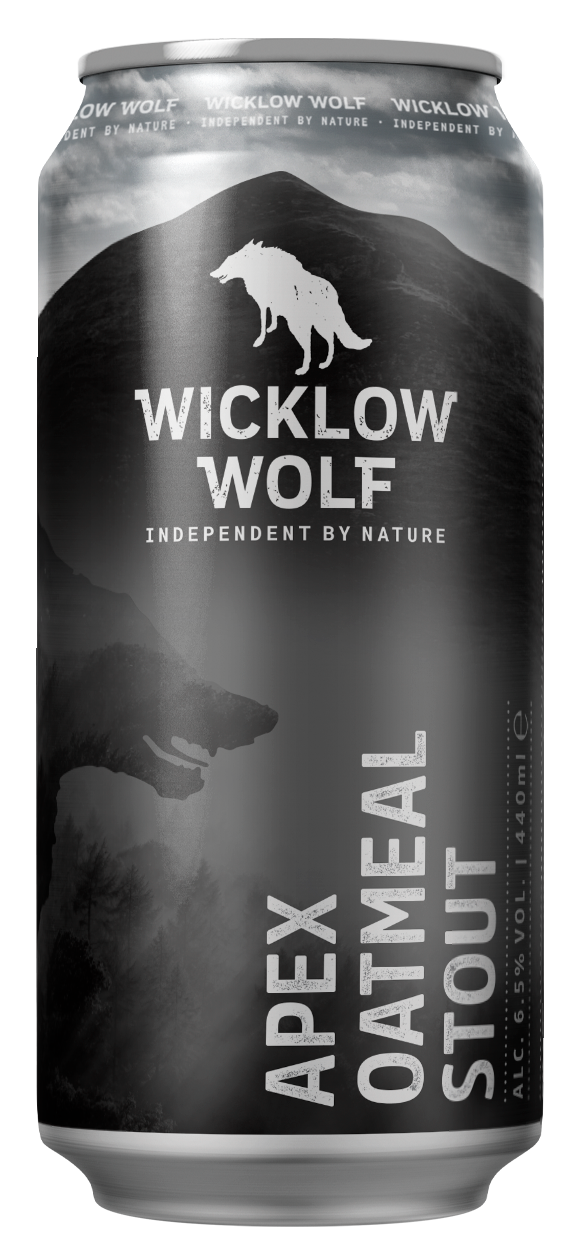 Wicklow Wolf - Apex Oatmeal Stout 6.5% ABV 440ml Can - Martins Off Licence