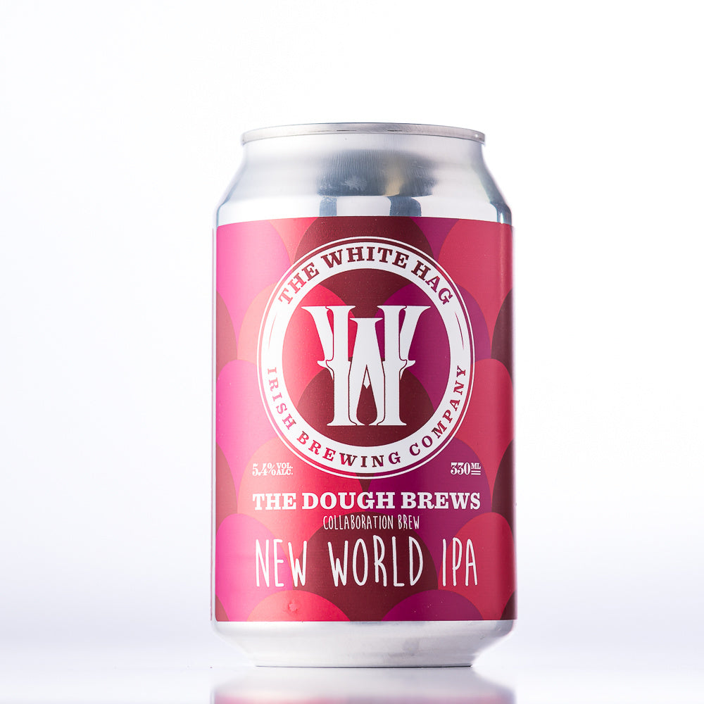 The White Hag Collab Dough Bros- New World IPA 5.4% ABV 330ml Can