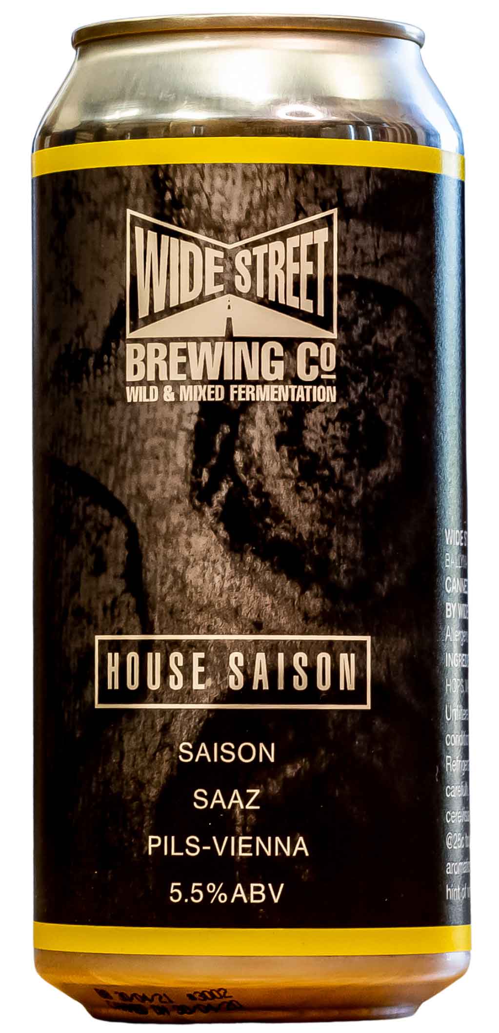 Wide Street - House Saison 5.5% ABV 440ml Can - Martins Off Licence