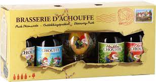 La Chouffe Gift Pack 4 ales & 1 glass - Martins Off Licence