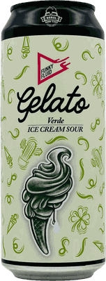 Funky Fluid- Gelato, Verde Ice Cream Sour 5.5% ABV 500ml Can