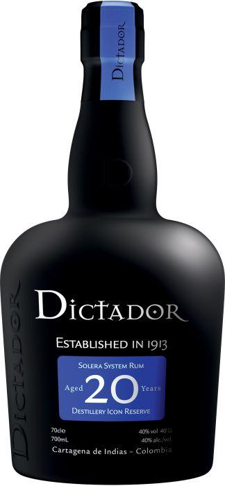 Dictador - Solera System Rum 20 year old 700 ml, 40% ABV