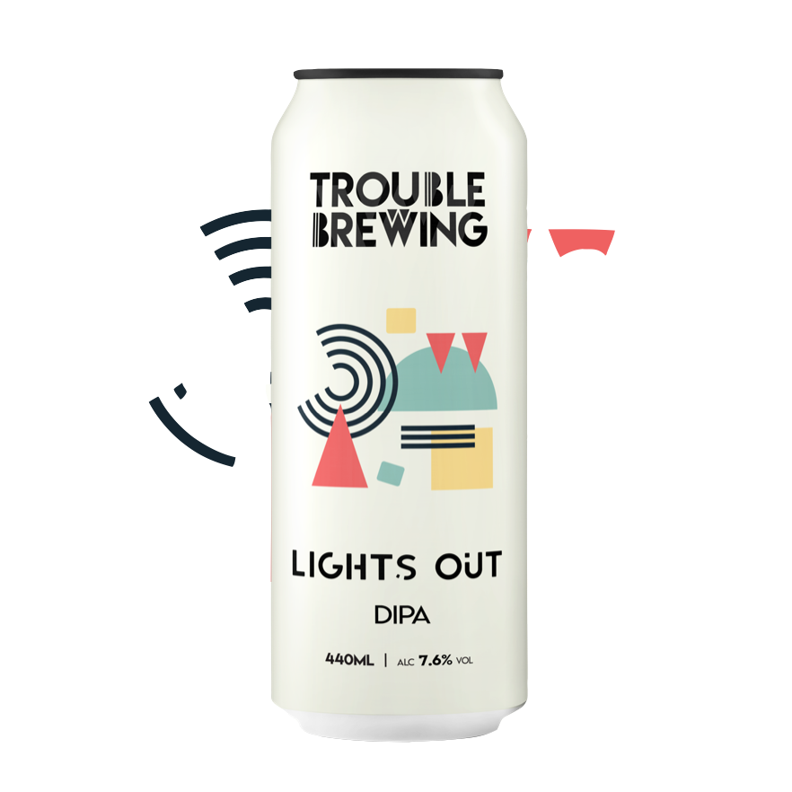 Trouble Brewing - Lights Out DIPA 7.6% ABV 440ml Can