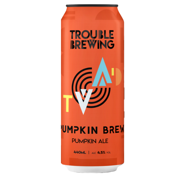 Trouble Brewing- Pumpkin Brew Ale 4.5% ABV 440ml Can