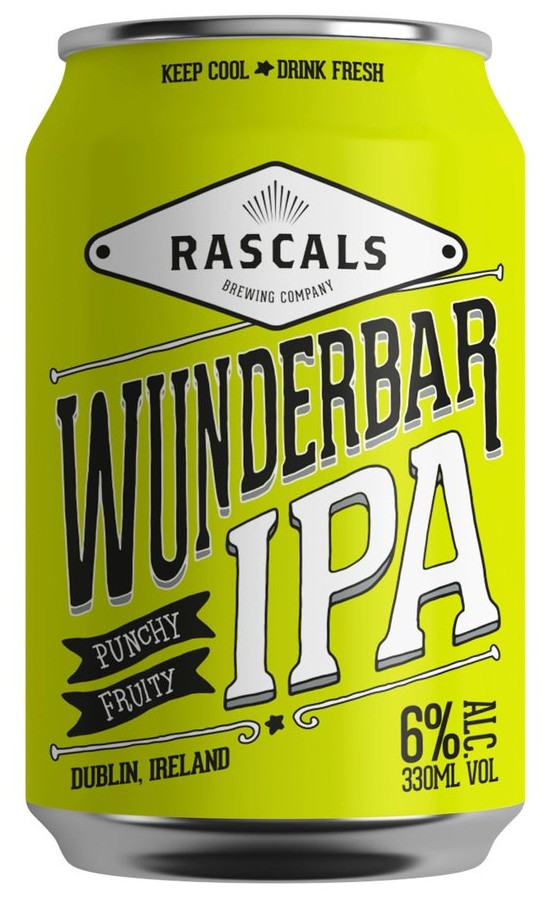 Rascals Wunderbar IPA 6% ABV 330ml Can