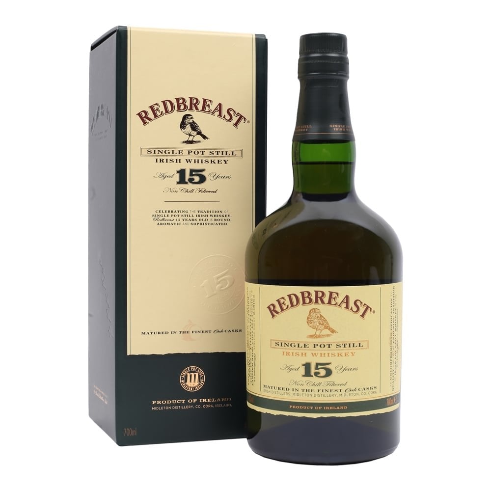 Redbreast 15 Year Old Single Pot Still Irish Whiskey