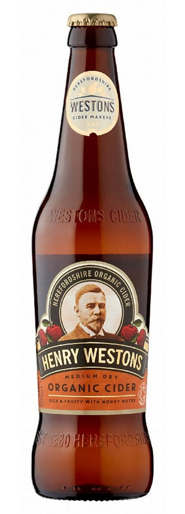 Henry Westons- Organic Cider 6% ABV 500ml Bottle