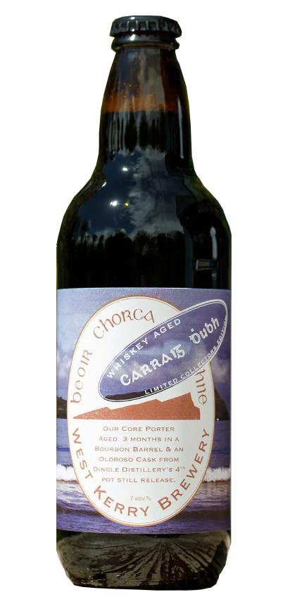 Beoir Chorca Dhuibhne (West Kerry Brewery)- Whiskey Aged Carraig Dubh 6.5% ABV 500ml Bottle